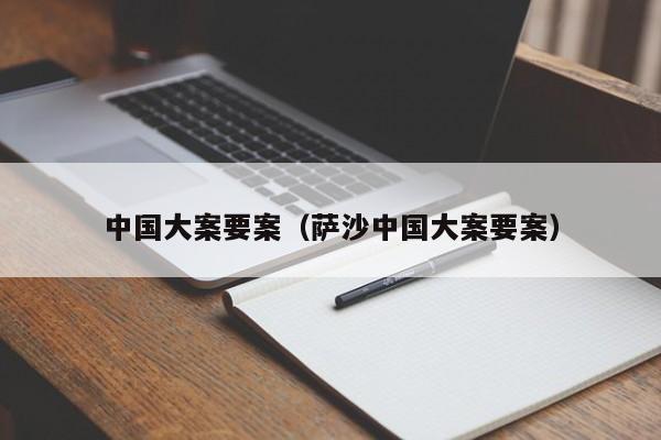 中国大案要案（萨沙中国大案要案）