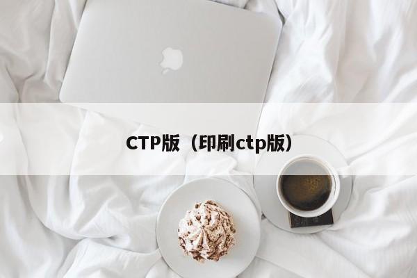 CTP版（印刷ctp版）